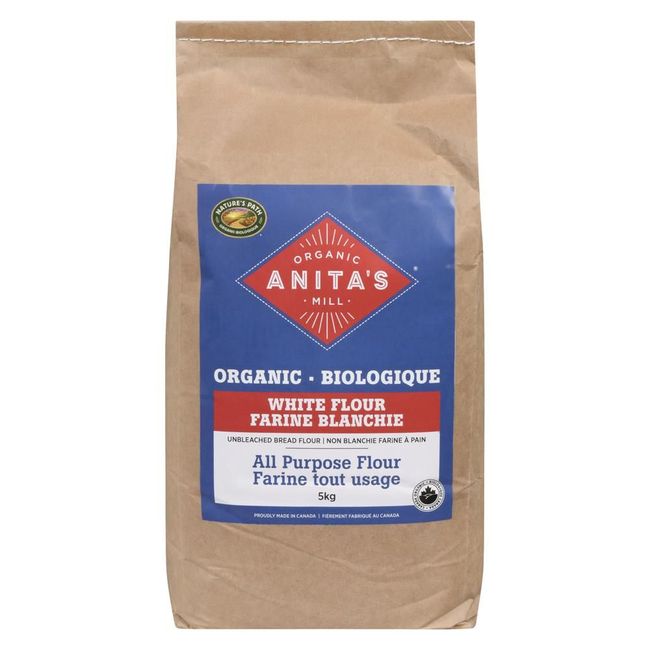 Anita's Organic Unbleached White Flour, 5 Kg -- 4 Per Case