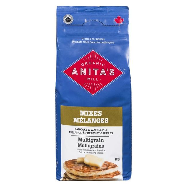 Anita's Organic Mill Multi-grain Pancake And Waffle Mix, 1 Kg -- 4 Per Case