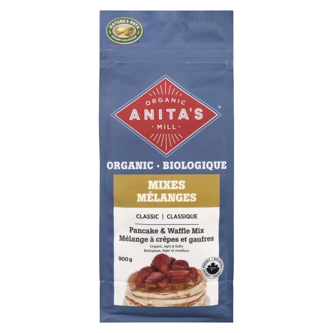Anita's Organic Gluten Free Classic Pancake And Waffle Mix, 900 G -- 4 Per Case