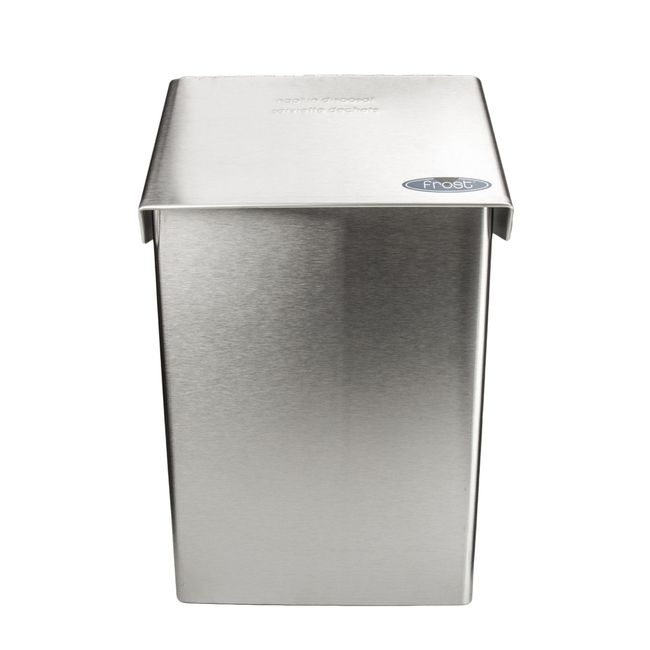 Frost Products Stainless Steel Surface Mounted Feminine Product Disposal, 7.9 X 12.9 X 4.5 In