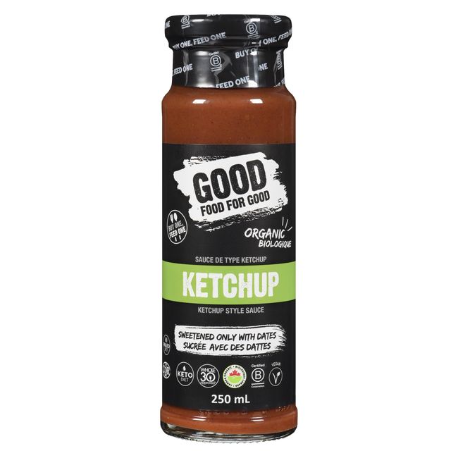 Good Food For Good Organic Classic Sweetened Dates Ketchup, 250 Ml -- 6 Per Case
