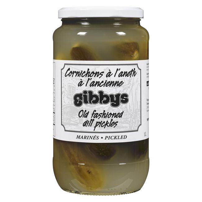 Gibby's Old Fashioned Dill Pickles, 1 L -- 12 Per Case