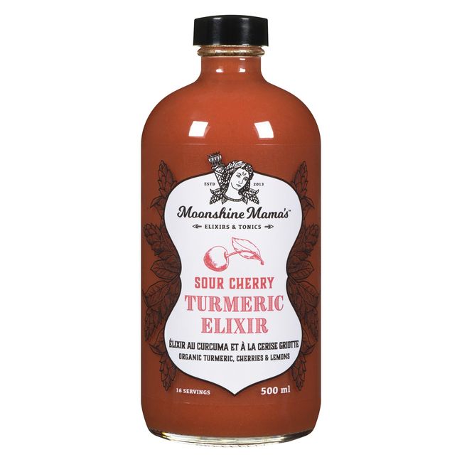 Moonshine Mama's Sour Cherry Turmeric Elixir, 500 Ml -- 6 Per Case