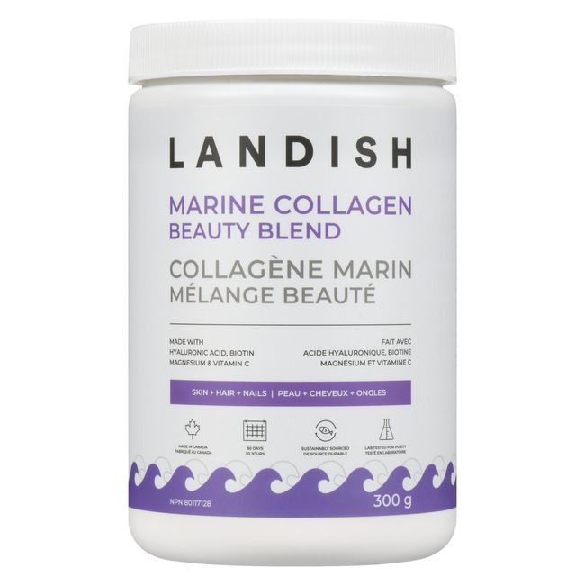 Landish Beauty Blend Marine Collagen Powder, 300 G -- 6 Per Case