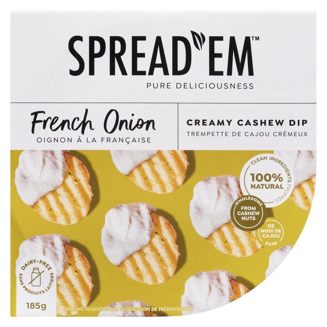 Spread'em Kitchen Tartinade À L'oignon Français, 185 G -- 8 Par Boîte