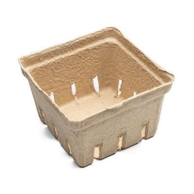 Eco-packaging Paper Berry Tray, 16 Oz Capacity -- 500 Per Case
