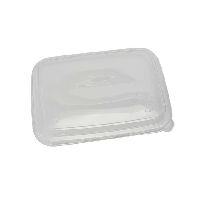 Eco-packaging Polypropylene Lid For 28-38 Oz Sugarcane Tray -- 300 Per Case