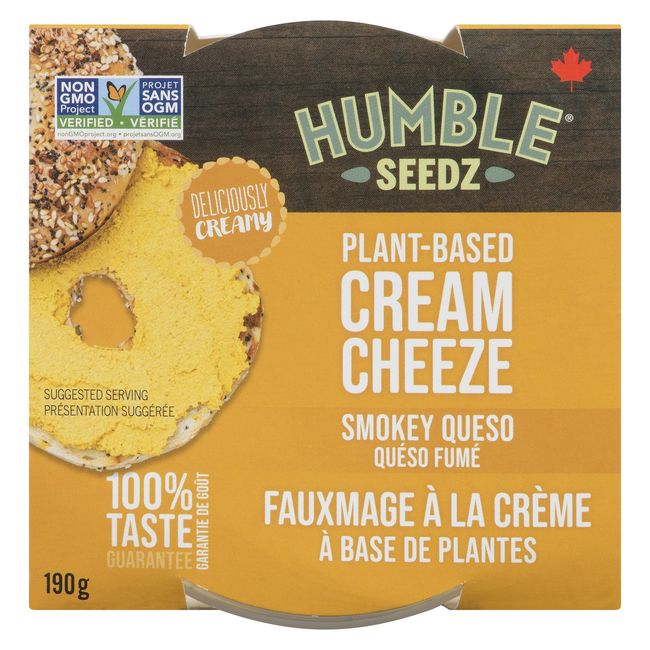 Humble Seedz Plant Based Smokey Queso Cream Cheeze, 190 G -- 8 Per Case