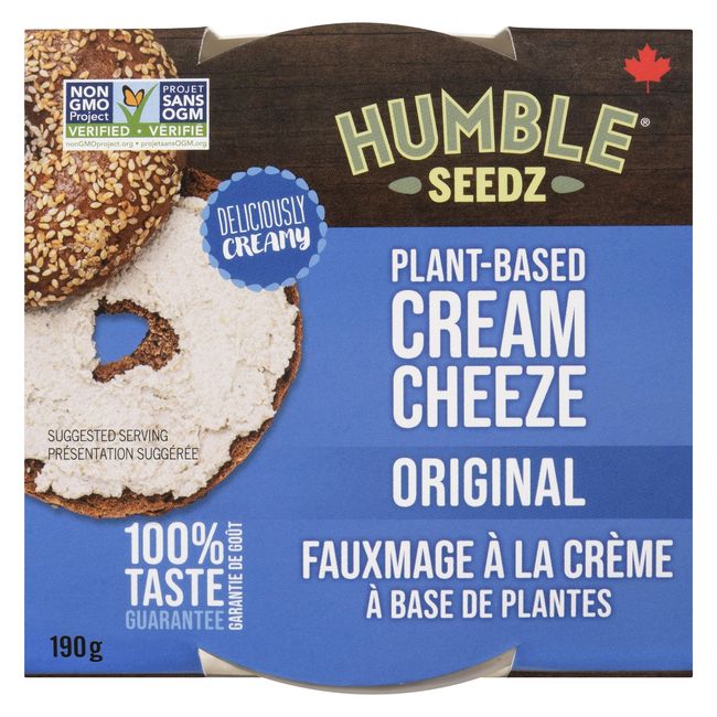 Humble Seedz Plant Based Original Cream Cheeze, 190 G -- 8 Per Case