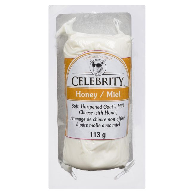Celebrity Honey Goat Cheese, 113 G -- 12 Per Case