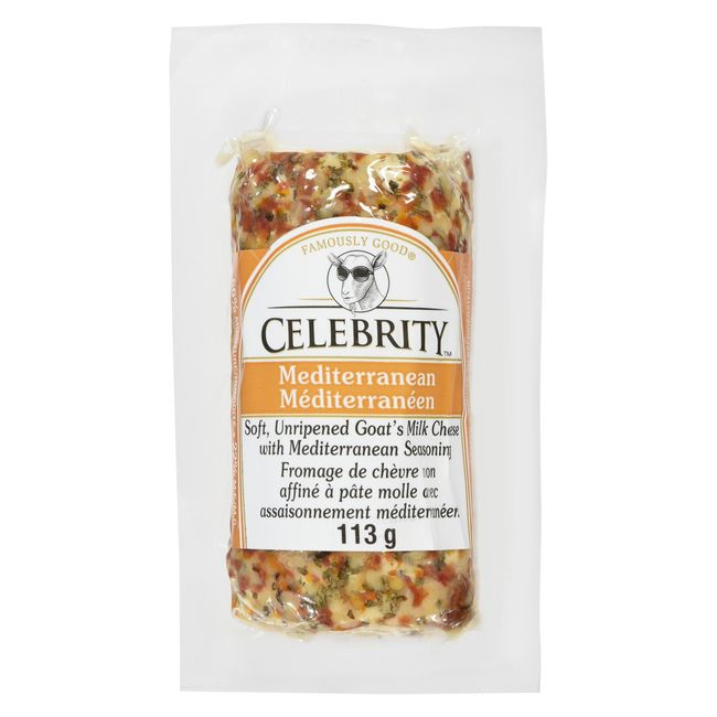 Celebrity Mediterranean Goat Cheese, 113 G -- 12 Per Case