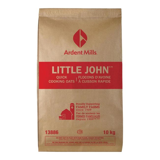 Ardent Mills Flocons D'avoine À Cuisson Rapide Little John, 10 Kg
