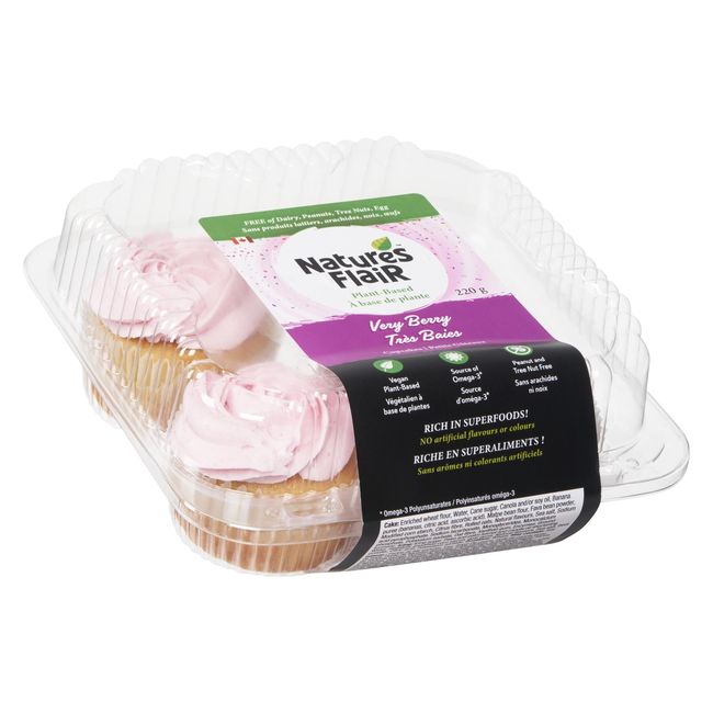 Nature's Flair Very Berry Cupcakes, 220 G -- 12 Per Case