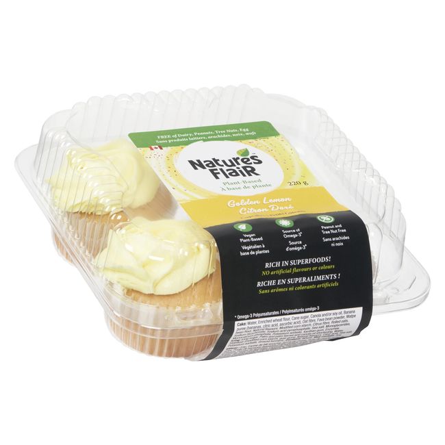 Nature's Flair Golden Lemon Cupcakes, 220 G -- 12 Per Case