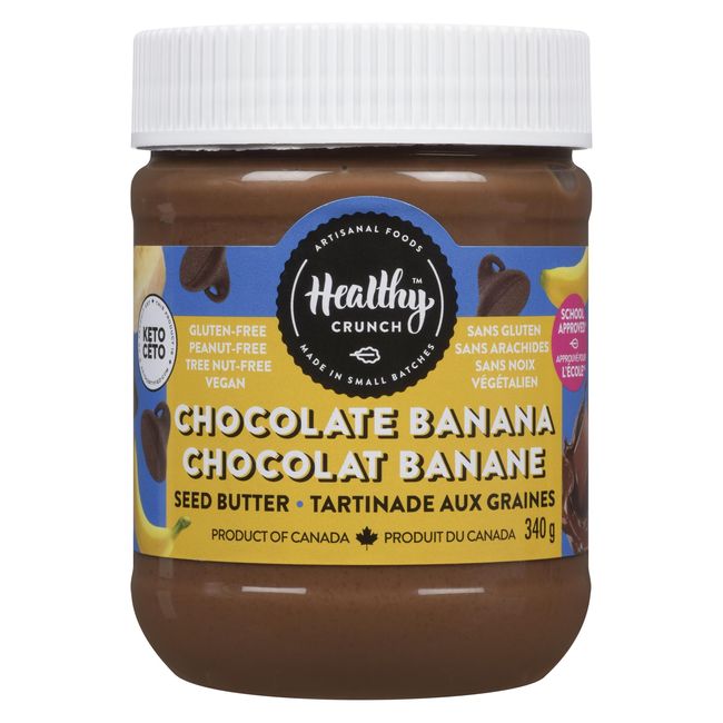 Healthy Crunch Chocolate Banana Sunseed Butter, 340 G -- 6 Per Case