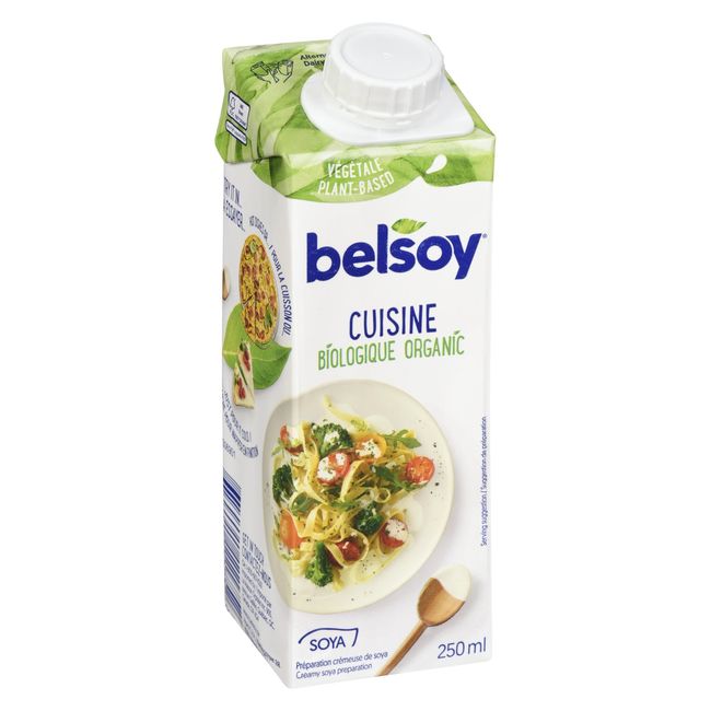 Belsoy Organic Soya Cooking Cream, 250 Ml -- 15 Per Case