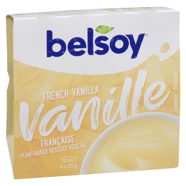 Belsoy French Vanilla Soy Dessert, 125 G -- 24 Per Case
