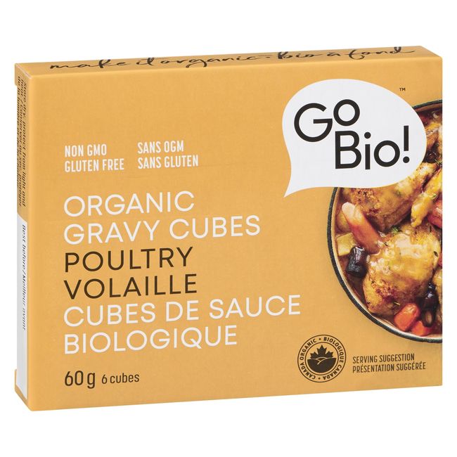 Gobio! Organic Poultry Gravy Cubes, 60 G -- 15 Per Case