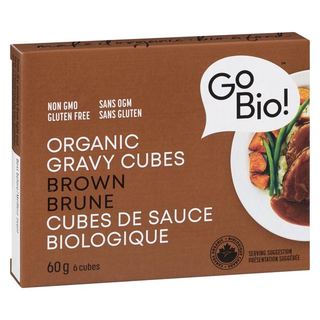 Gobio! Organic Brown Gravy Cubes, 60 G -- 15 Per Case