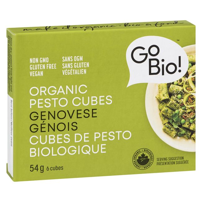 Gobio! Organic Genovese Pesto Cubes, 54 G -- 15 Per Case