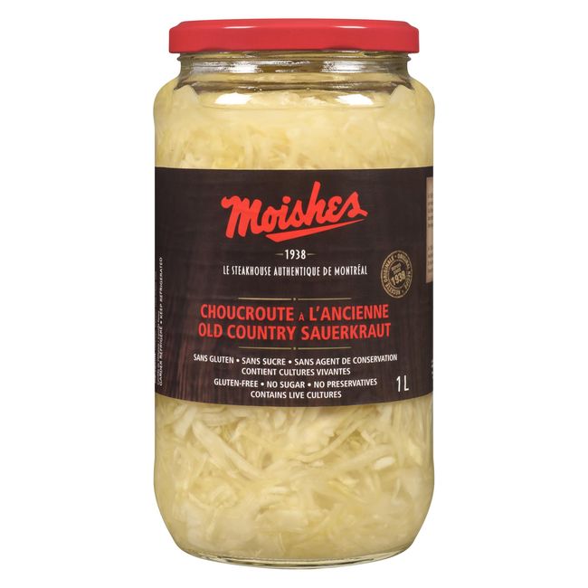 Moishe's Old Country Sauerkraut, 1 L -- 12 Per Case