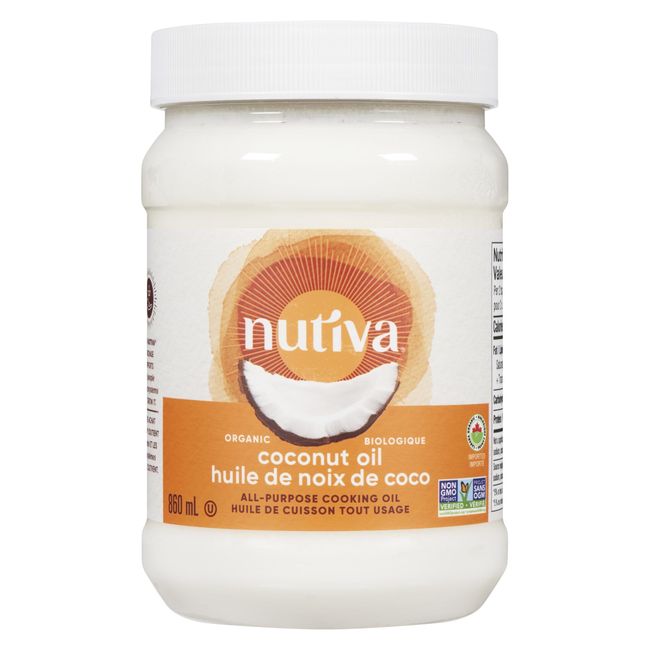 Nutiva Refined Coconut Oil, 860 Ml -- 6 Per Case