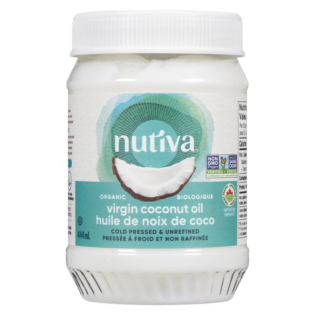 Nutiva Organic Virgin Coconut Oil, 444 Ml -- 12 Per Case