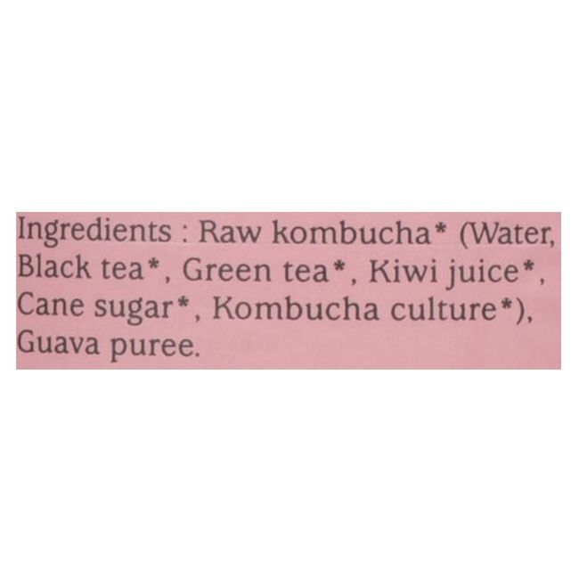 Gt's Synergy Organic Guava Goddess Kombucha, 1.4 L -- 6 Per Case