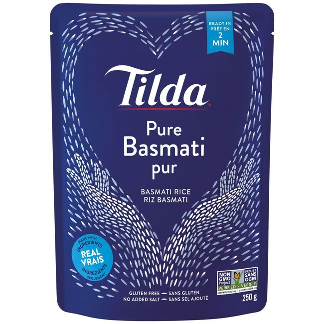 Tilda Pure Steamed Basmati Rice, 250 G -- 6 Per Case