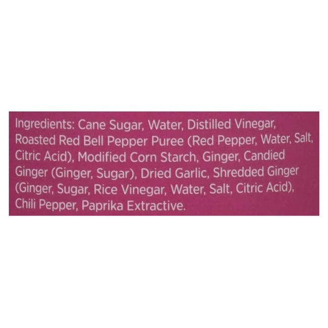 The Ginger People Sweet Ginger Chill Sauce, 375 Ml -- 12 Per Case