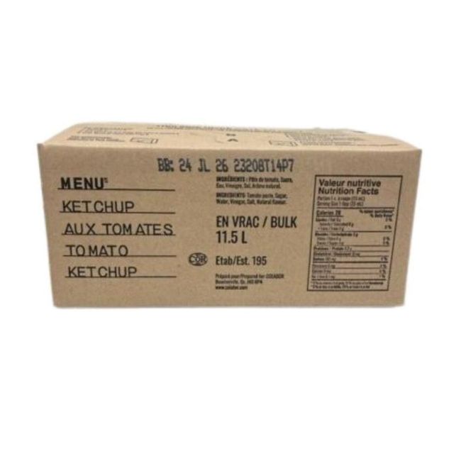 Menu Vol-pack Tomato Ketchup, 11.5 L