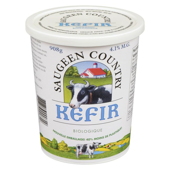 Saugeen Country Organic Plain Kefir, 908 G -- 6 Per Case
