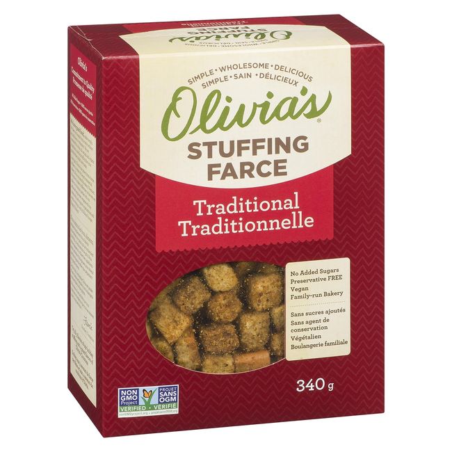 Olivia's Traditional Stuffing, 340 G -- 6 Per Case