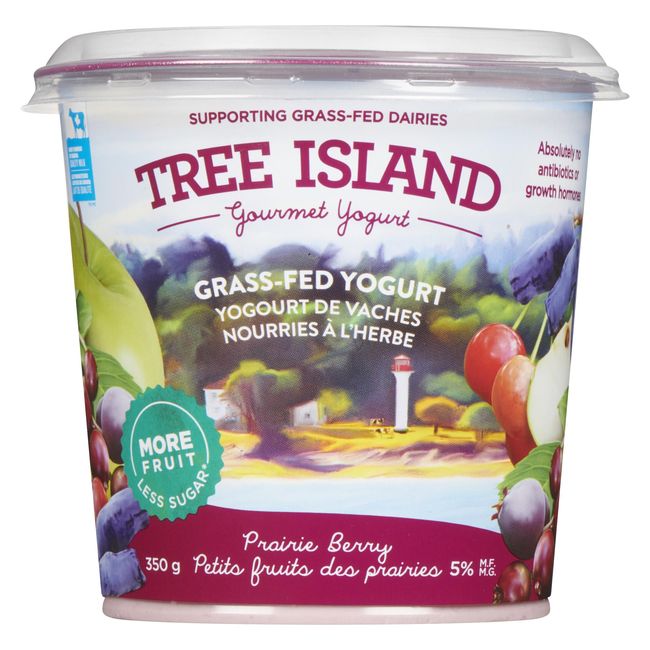 Tree Island Yaourt Aux Baies Des Prairies, 350 G -- 6 Par Boîte