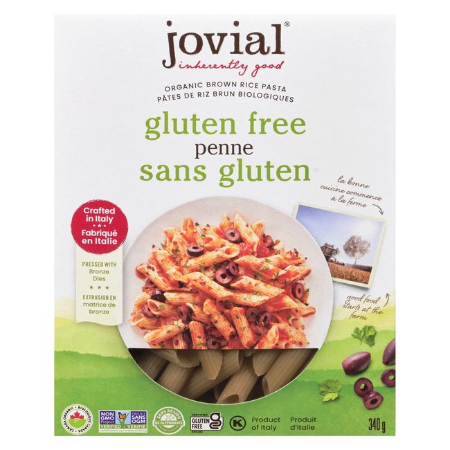 Jovial Organic Brown Rice Penne Pasta, 340 G -- 12 Per Case