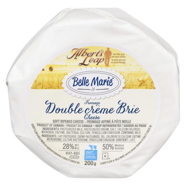 Albert's Leap Double Creme Brie Cheese, 200 G -- 6 Per Case