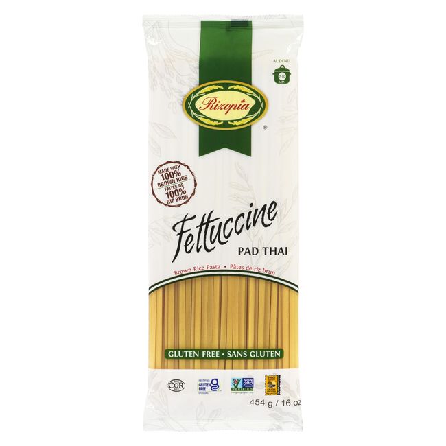 Rizopia Brown Rice Fettuccine Pasta| 454 Grams