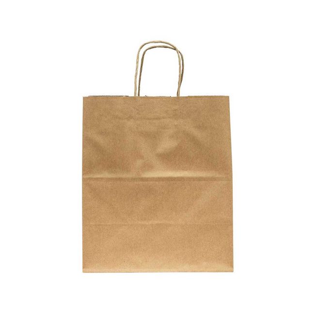 Inno-pak Paper Carry Out Bag With Twist Handle, 10.2 X 6.5 X 12 In -- 250 Per Case