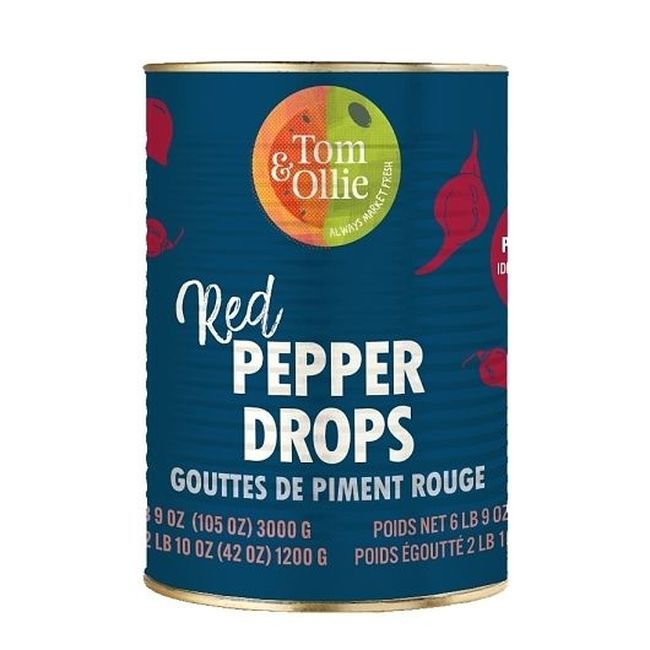 Tom & Ollie Yellow-red Pepper Drops - Twin Pack, 2976.7 G -- 2 Per Case