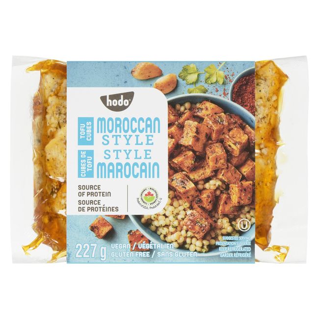 Hodo Moroccan Style Tofu Cubes, 227 G -- 6 Per Case