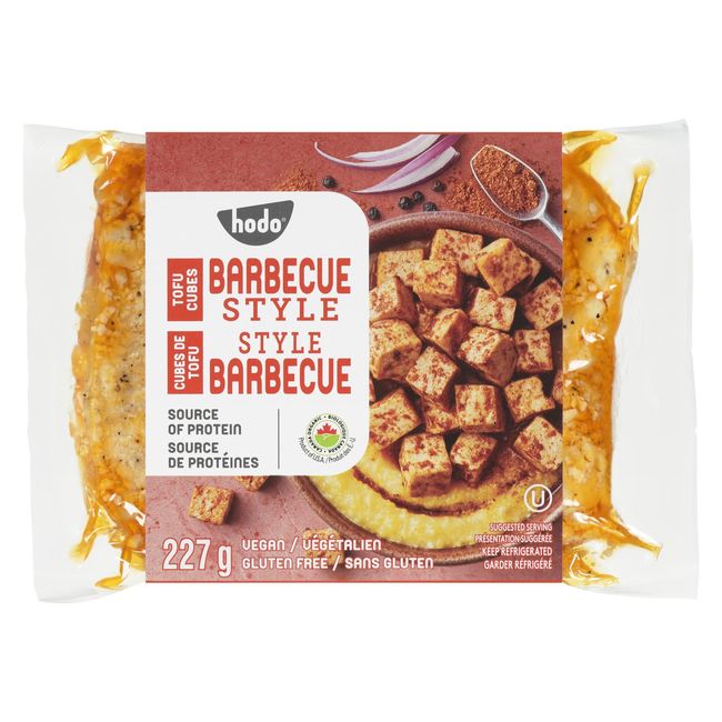 Hodo Barbeque Style Tofu Cubes, 227 G -- 6 Per Case