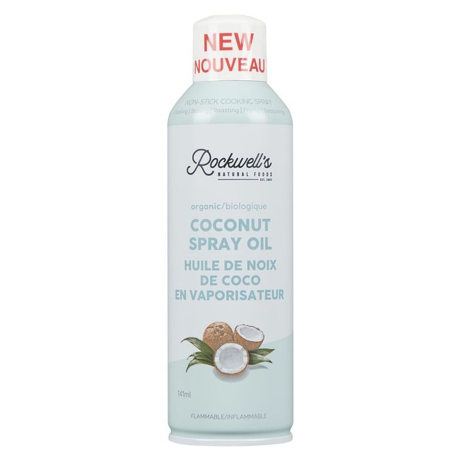 Rockwell's Organic Coconut Spray Oil, 141 Ml -- 6 Per Case