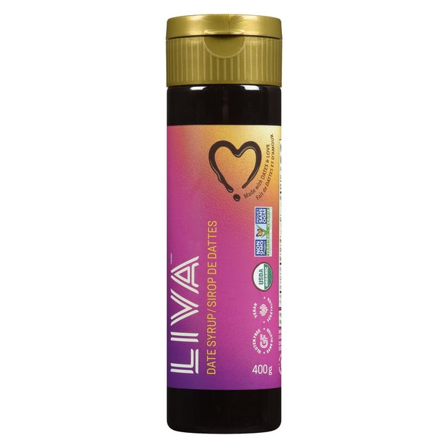 Liva Organic Raw Date Syrup, 400 G -- 12 Per Case
