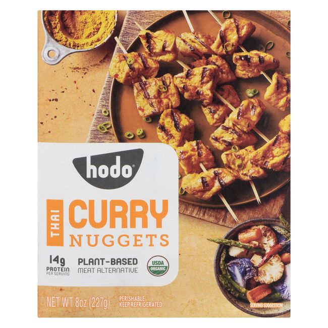 Hodo Organic Thai Curry Tofu Nuggets, 227 G -- 6 Per Case