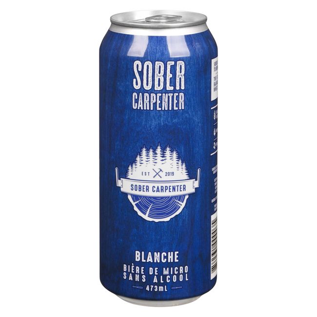 Sober Carpenter White Non-alcoholic Beer, 473 Ml -- 12 Per Case