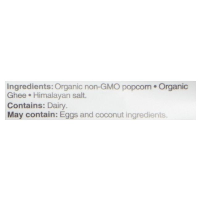 Lesserevil Organic Oh My Ghee Popcorn, 142 G -- 12 Per Case