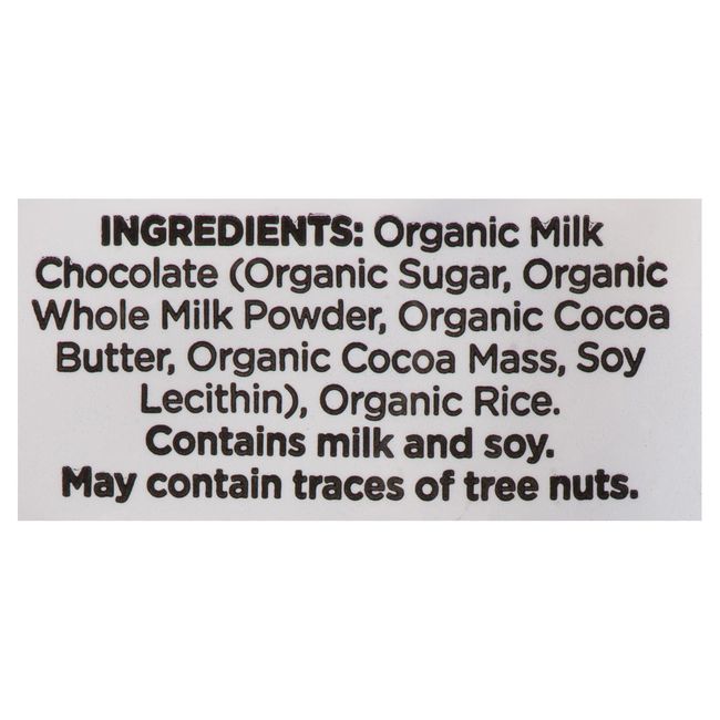 Element Organic Milk Chocolate Rice Cakes, 100 G -- 6 Per Case