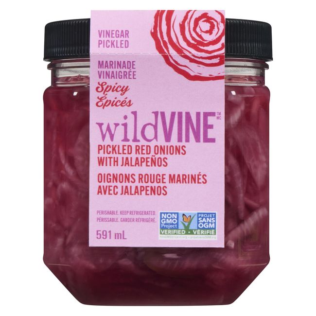 Wildbrine Pickled Red Onion With Jalapenos, 591 Ml -- 6 Per Case