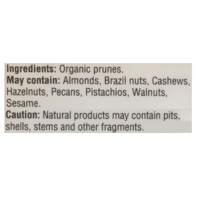 Prana Organic Pitted Prunes, 250 G -- 6 Per Case