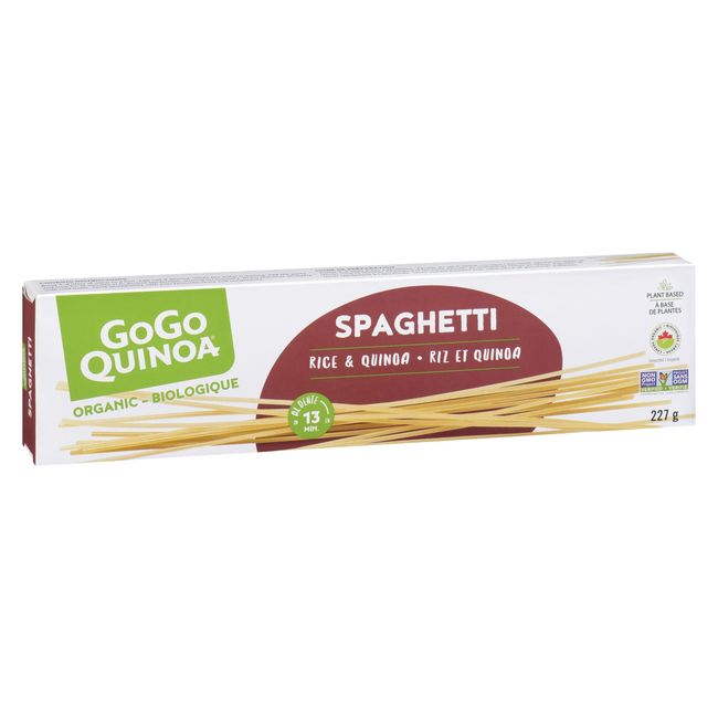 Gogo Quinoa Organic Quinoa Spaghetti, 227 G -- 12 Per Case